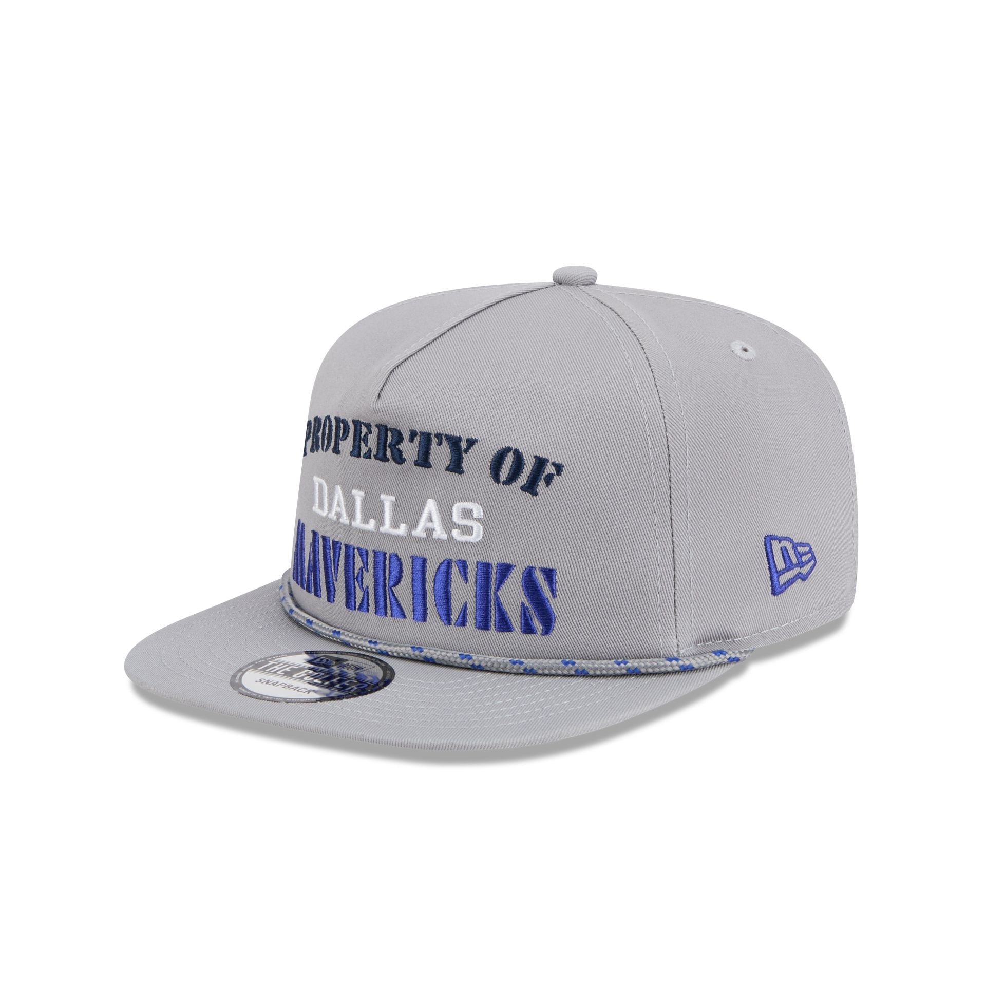 Dallas Mavericks Vintage Gray Rope Golfer Hat