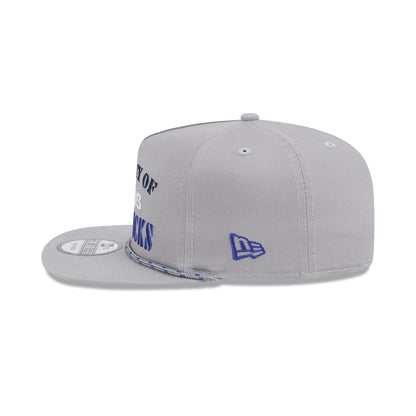 Dallas Mavericks Vintage Gray Rope Golfer Hat