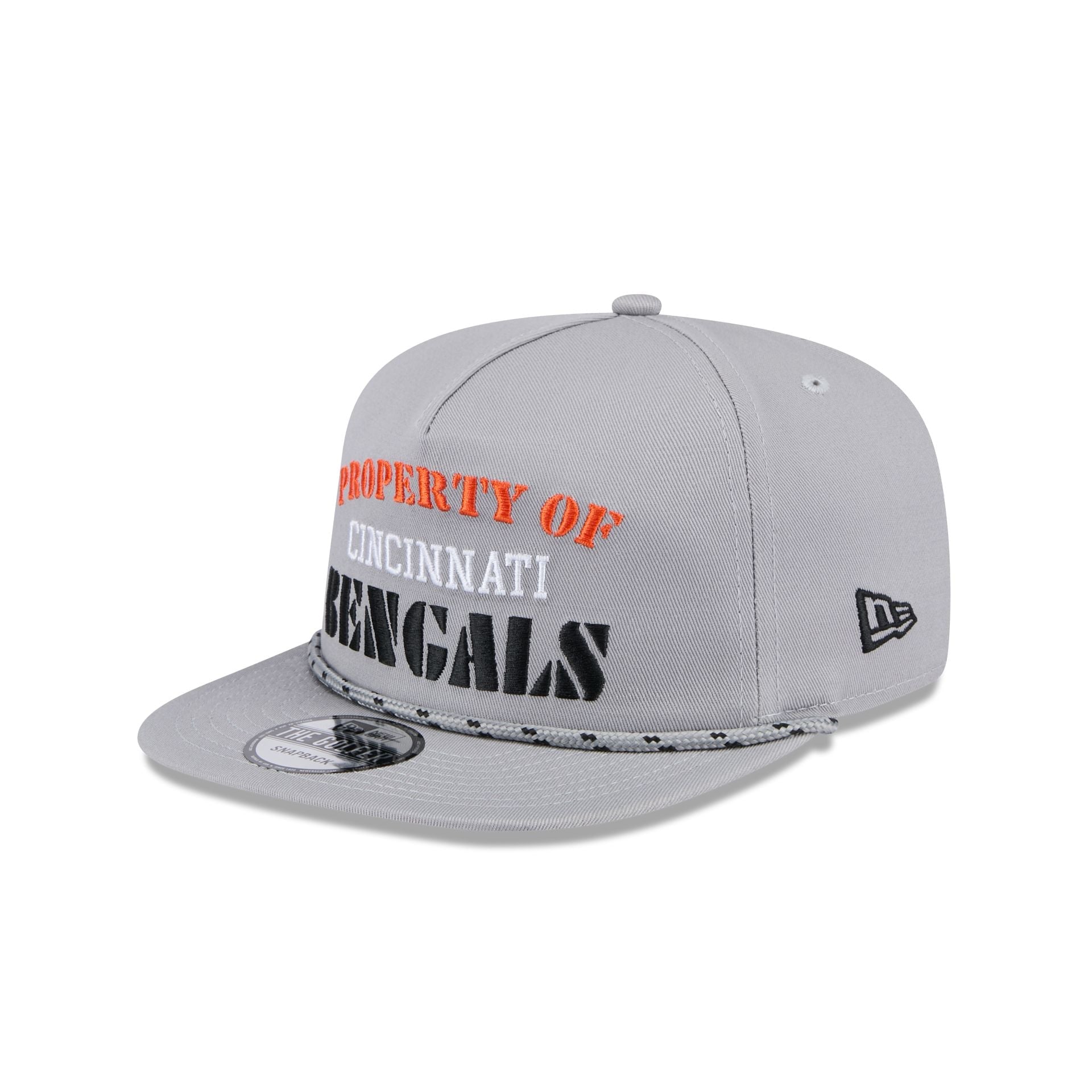 Cincinnati Bengals Vintage Gray Rope Golfer Hat