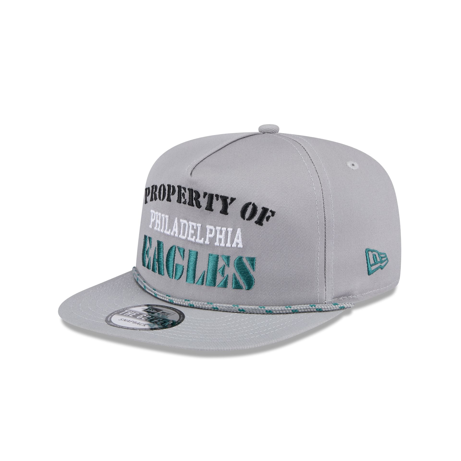 Philadelphia Eagles Vintage Gray Rope Golfer Hat