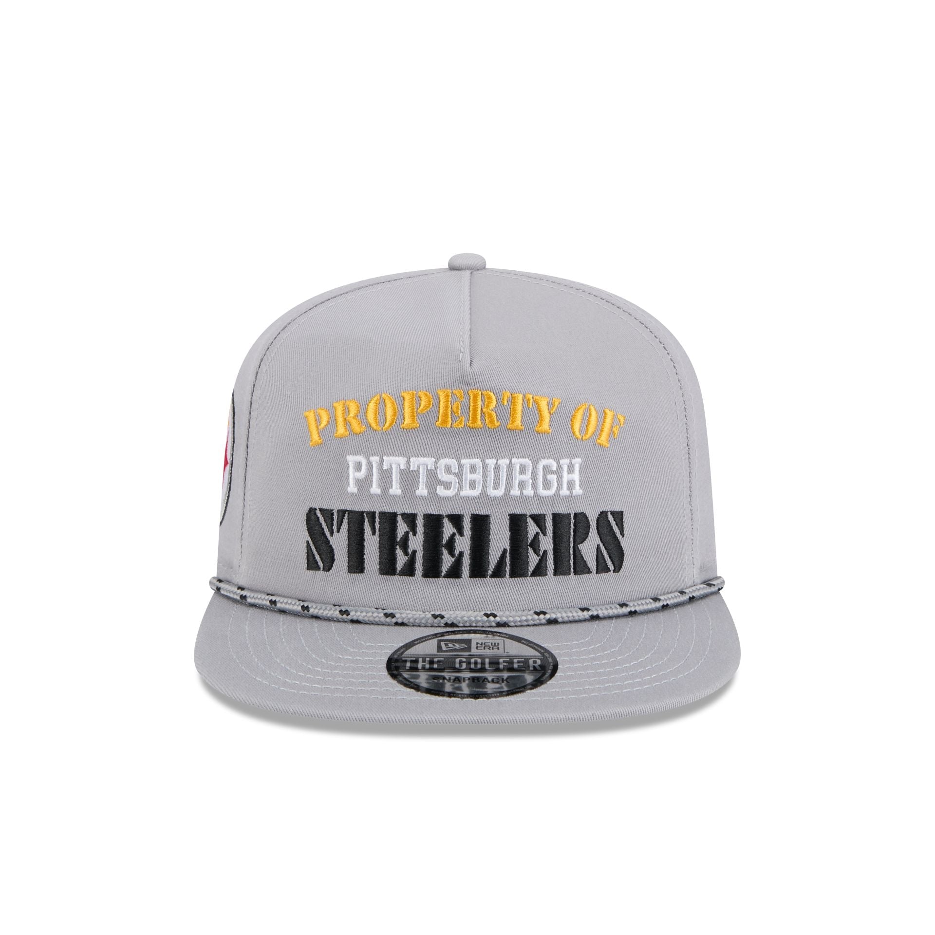 Pittsburgh Steelers Vintage Gray Rope Golfer Hat