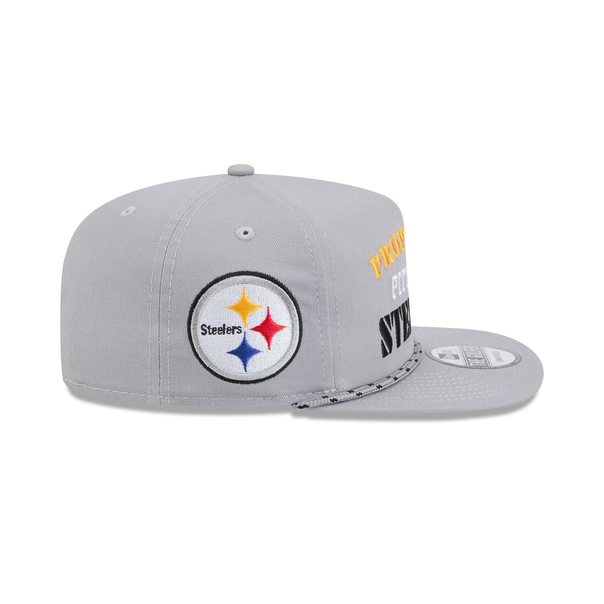 Pittsburgh Steelers Vintage Gray Rope Golfer Hat