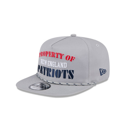 New England Patriots Vintage Gray Rope Golfer Hat