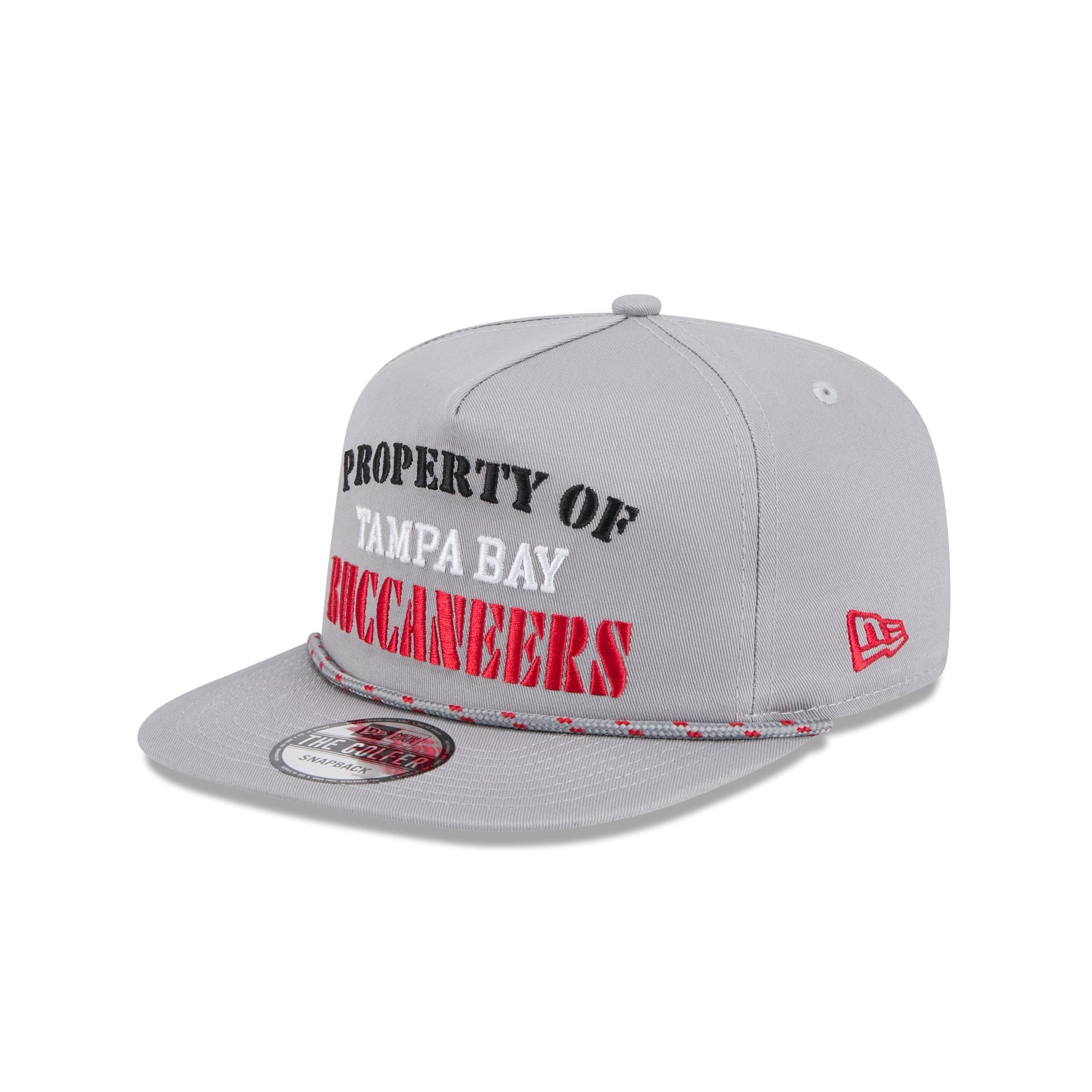 Tampa Bay Buccaneers Vintage Gray Rope Golfer Hat