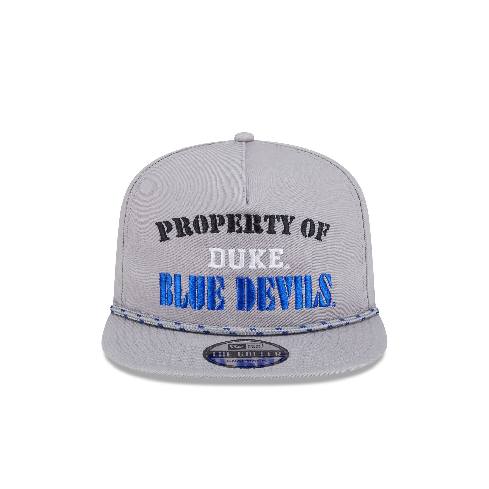 Duke Blue Devils Vintage Gray Rope Golfer Hat