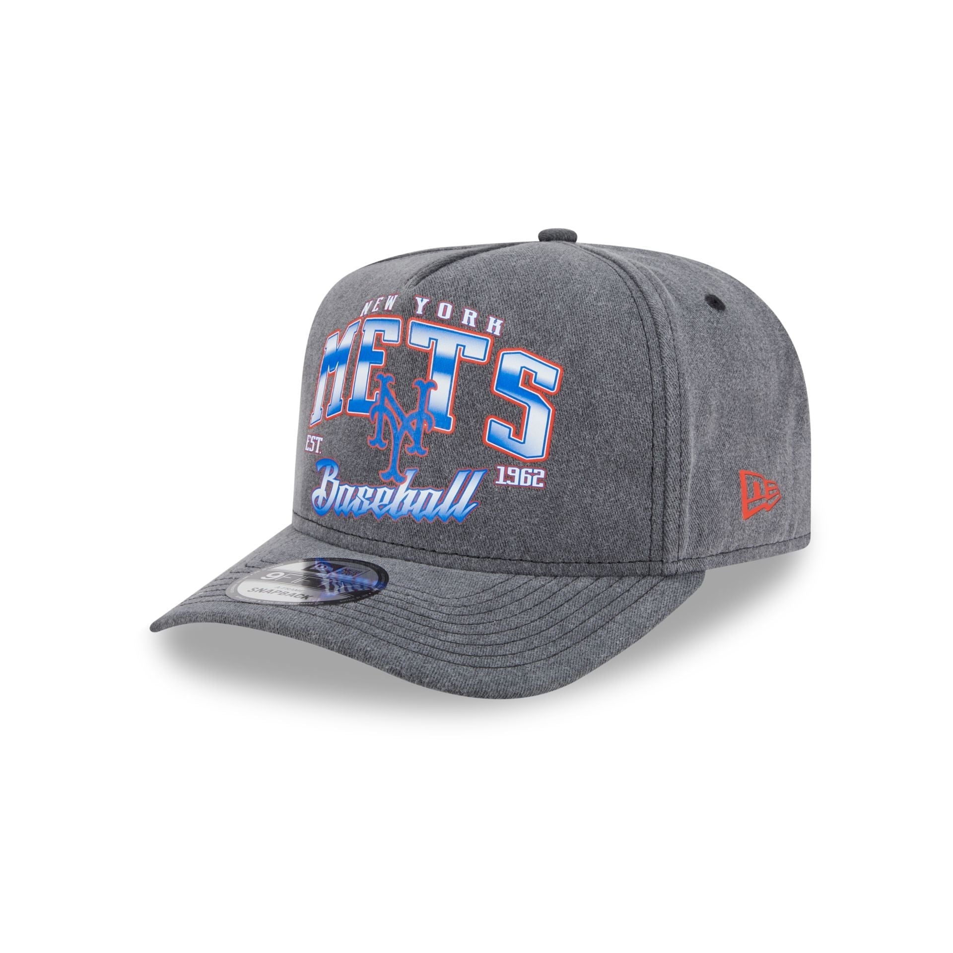 New York Mets Washed 9FIFTY A-Frame Snapback Hat