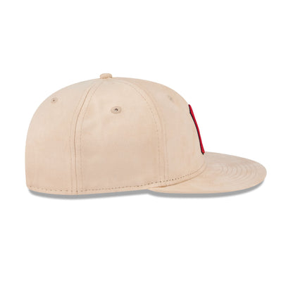 Cleveland Guardians Stone Suede Retro Crown 9FIFTY Snapback Hat