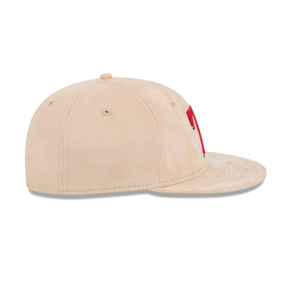 Texas Rangers Stone Suede Retro Crown 9FIFTY Snapback Hat