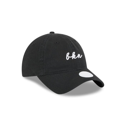 Brooklyn Nets Women's Script 9TWENTY Adjustable Hat