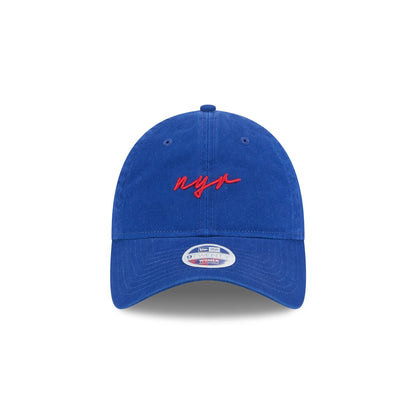 New York Rangers Women's Script 9TWENTY Adjustable Hat