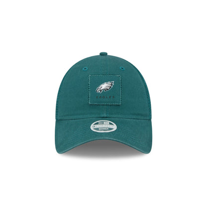Philadelphia Eagles Women's Square Stitch 9TWENTY Trucker Hat