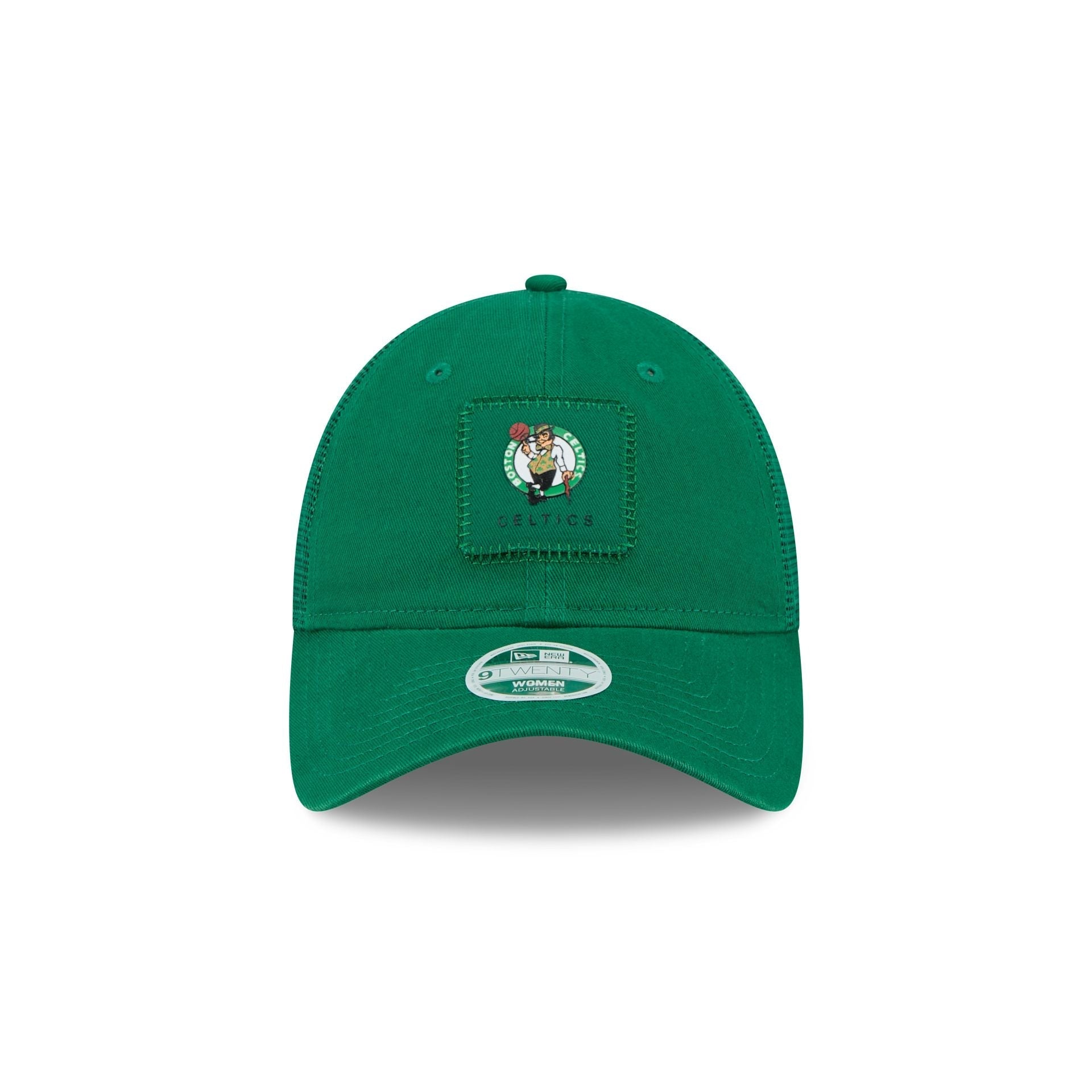 Boston Celtics Women's Square Stitch 9TWENTY Trucker Hat