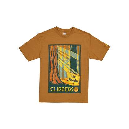 Los Angeles Clippers 2025 All-Star Game Victory Grove Light Bronze T-Shirt