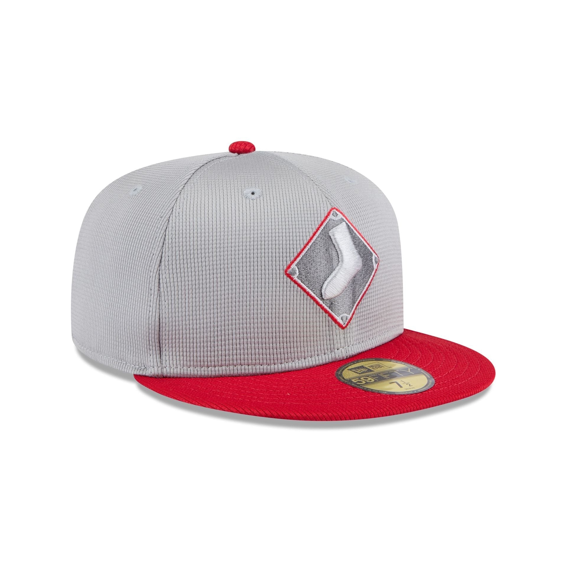 Chicago White Sox 2025 Batting Practice Gray 59FIFTY Fitted Hat