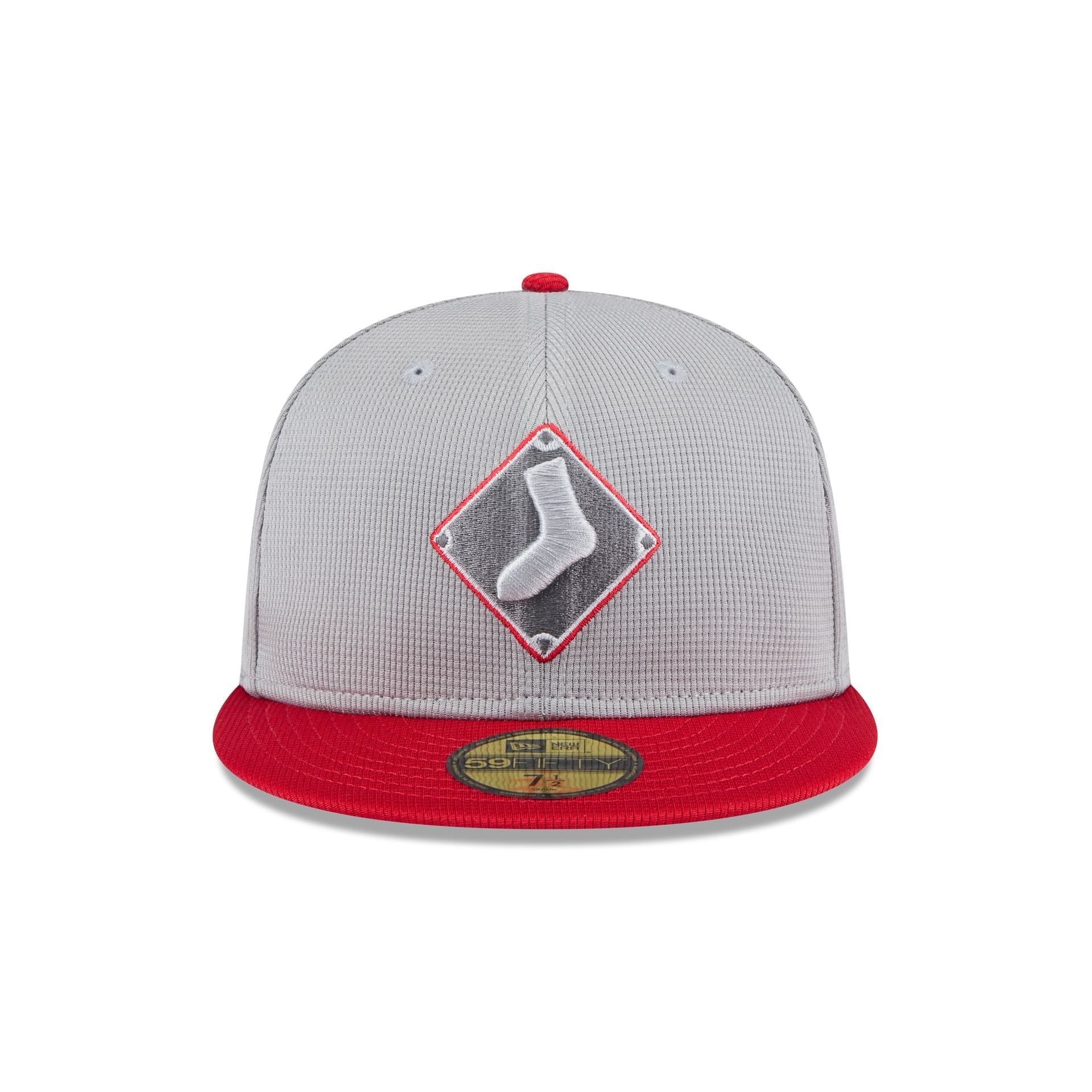 Chicago White Sox 2025 Batting Practice Gray 59FIFTY Fitted Hat