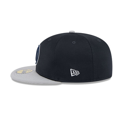 New York Yankees 2025 Batting Practice Gray 59FIFTY Fitted Hat