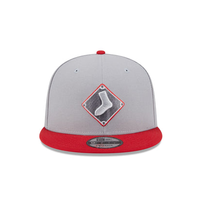 Chicago White Sox 2025 Batting Practice Gray 9FIFTY Snapback Hat