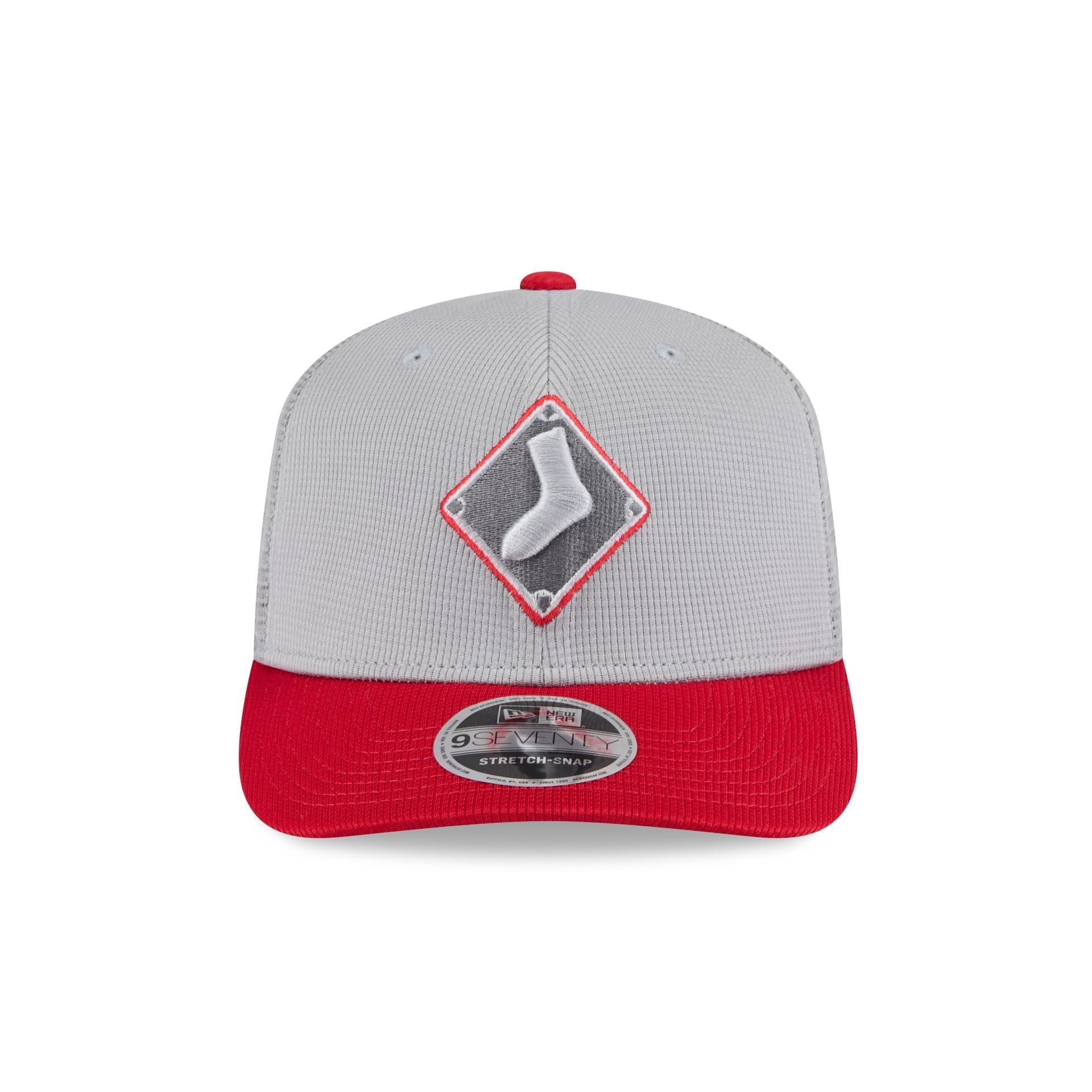 Chicago White Sox 2025 Batting Practice Gray 9SEVENTY Trucker Hat