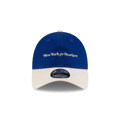 New York or Nowhere x New York Mets Light Royal Wordmark 9TWENTY Adjustable Hat