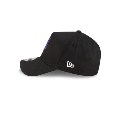 New York or Nowhere x New York Mets Black 9FORTY A-Frame Snapback Hat