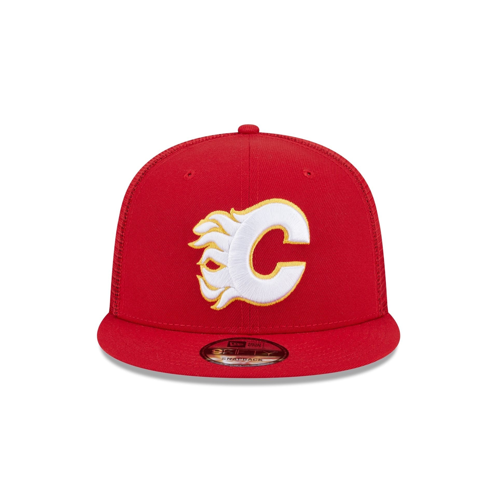 Calgary Flames Team Tag 9FIFTY Trucker Hat