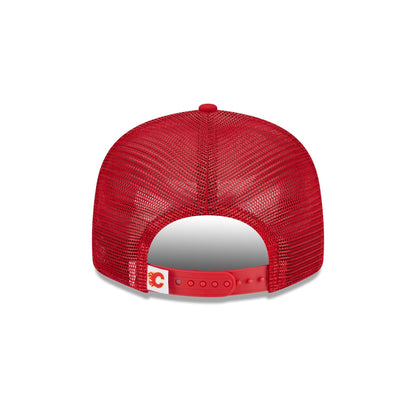 Calgary Flames Team Tag 9FIFTY Trucker Hat