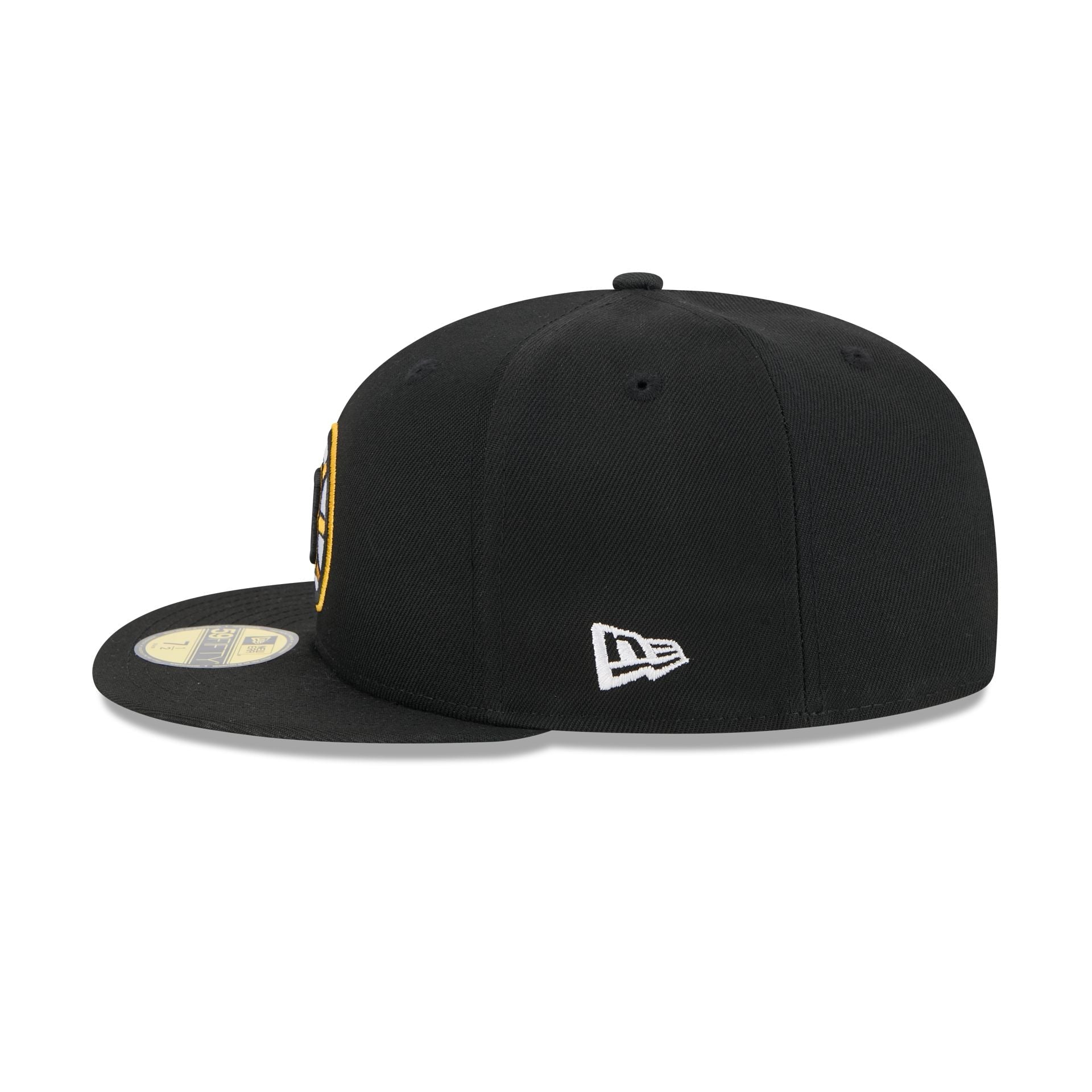 Boston Bruins Rear Wordmark 59FIFTY Fitted Hat