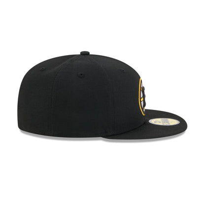Boston Bruins Rear Wordmark 59FIFTY Fitted Hat