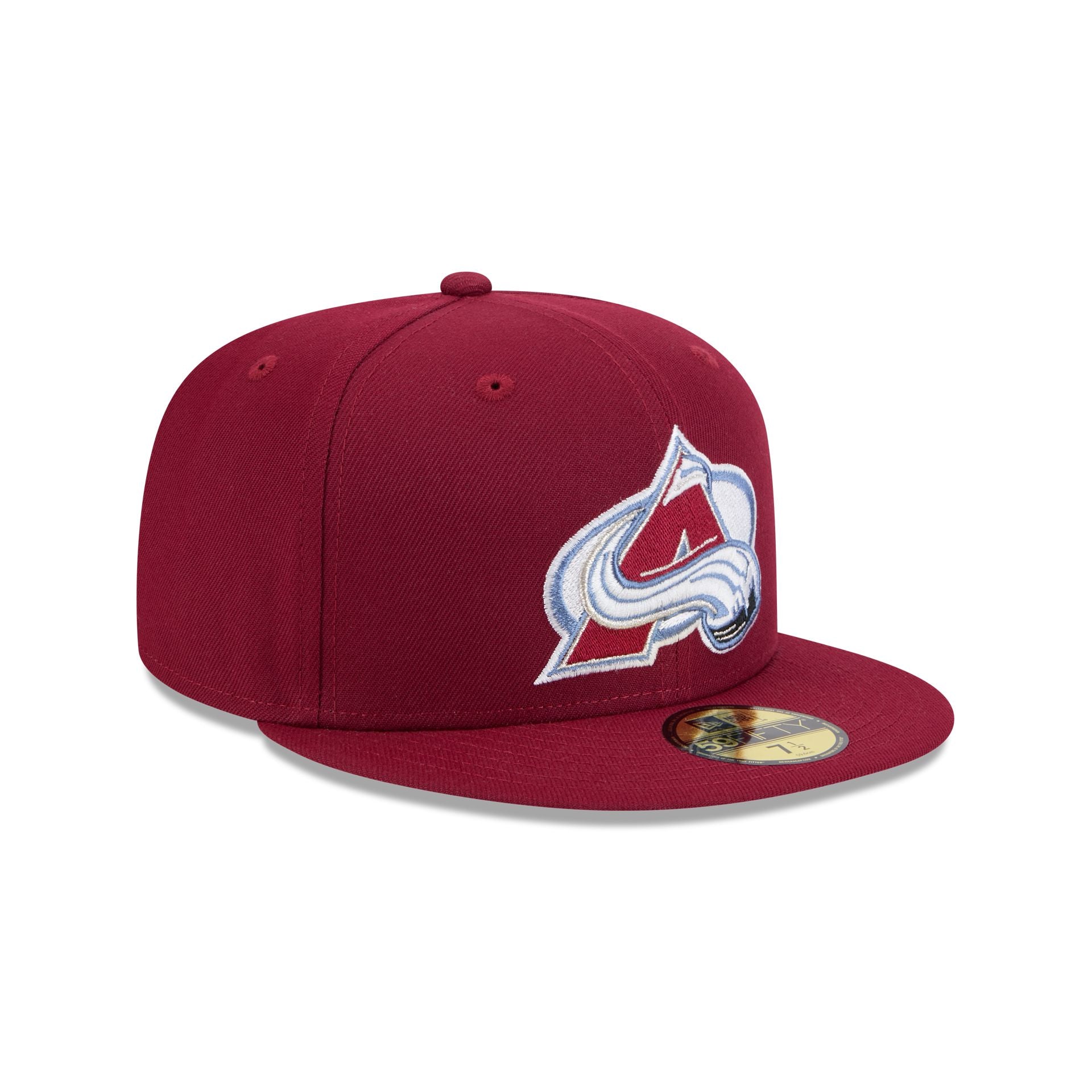 Colorado Avalanche Rear Wordmark 59FIFTY Fitted Hat