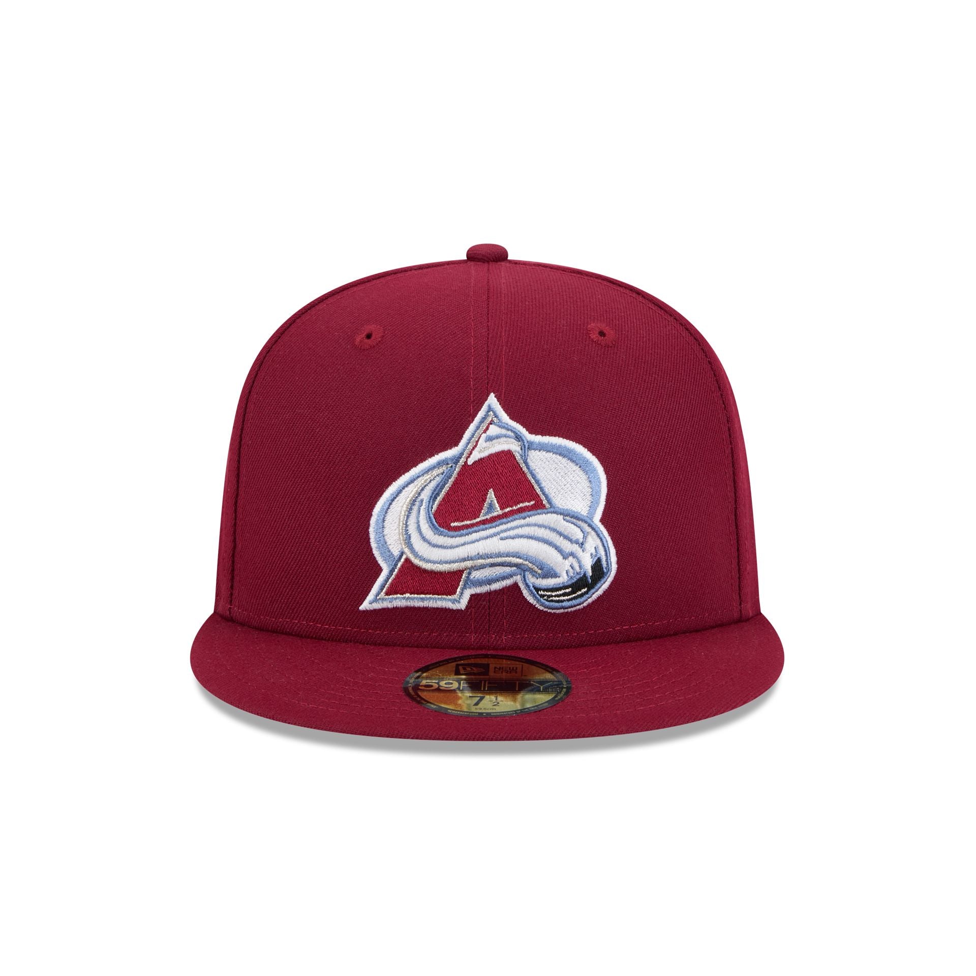Colorado Avalanche Rear Wordmark 59FIFTY Fitted Hat