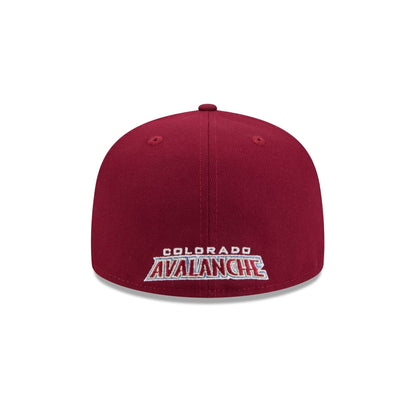 Colorado Avalanche Rear Wordmark 59FIFTY Fitted Hat