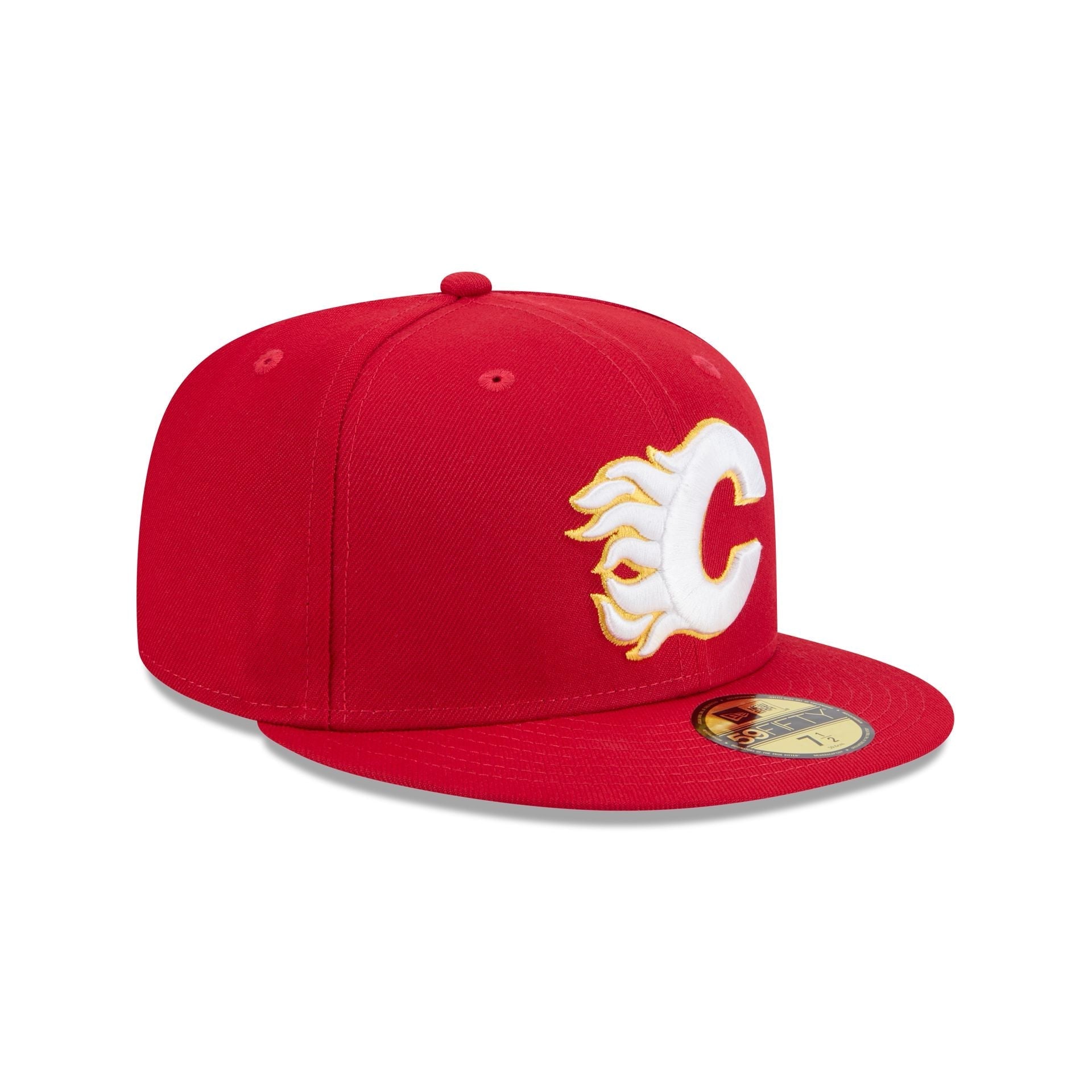 Calgary Flames Rear Wordmark 59FIFTY Fitted Hat