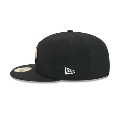 Chicago Blackhawks Rear Wordmark 59FIFTY Fitted Hat