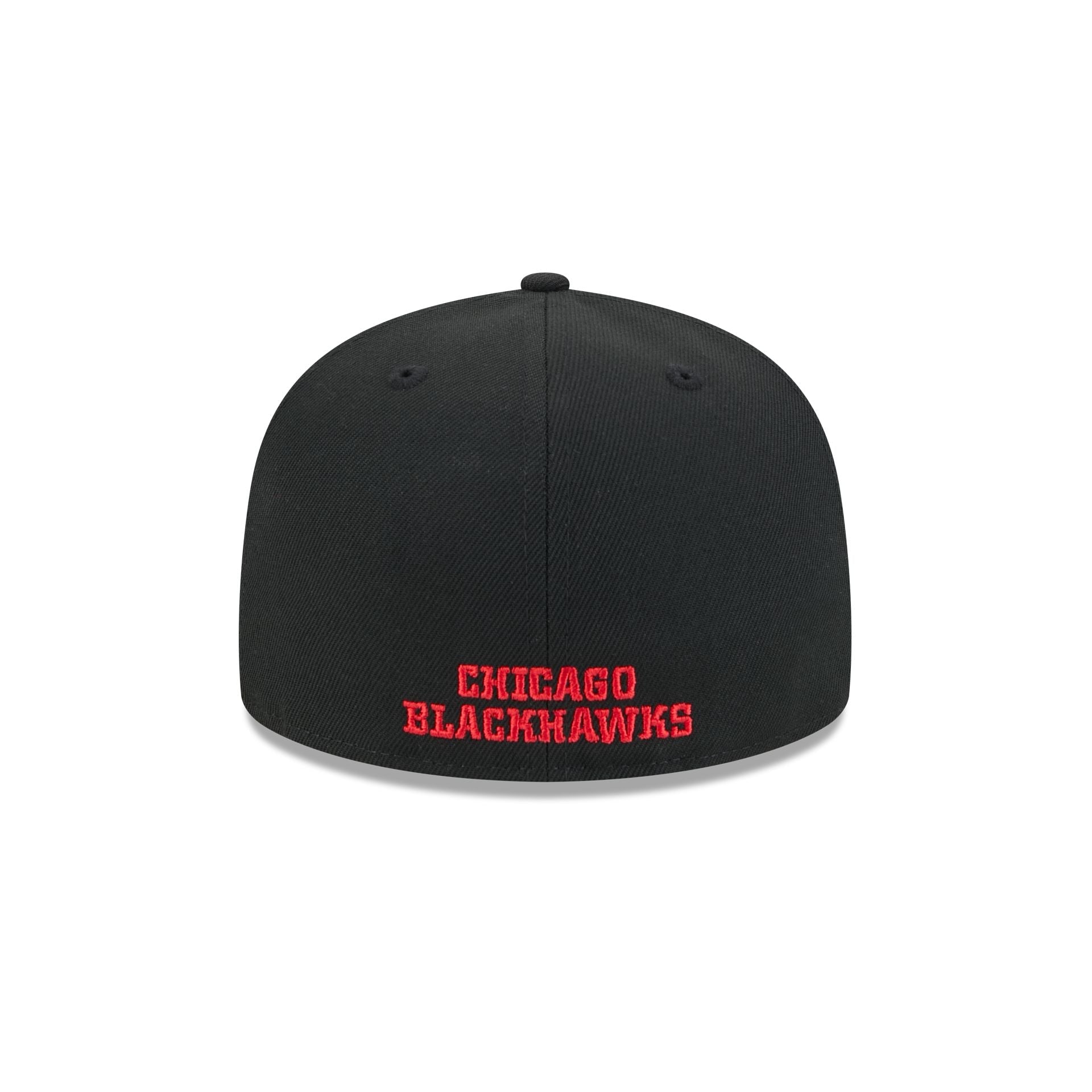 Chicago Blackhawks Rear Wordmark 59FIFTY Fitted Hat