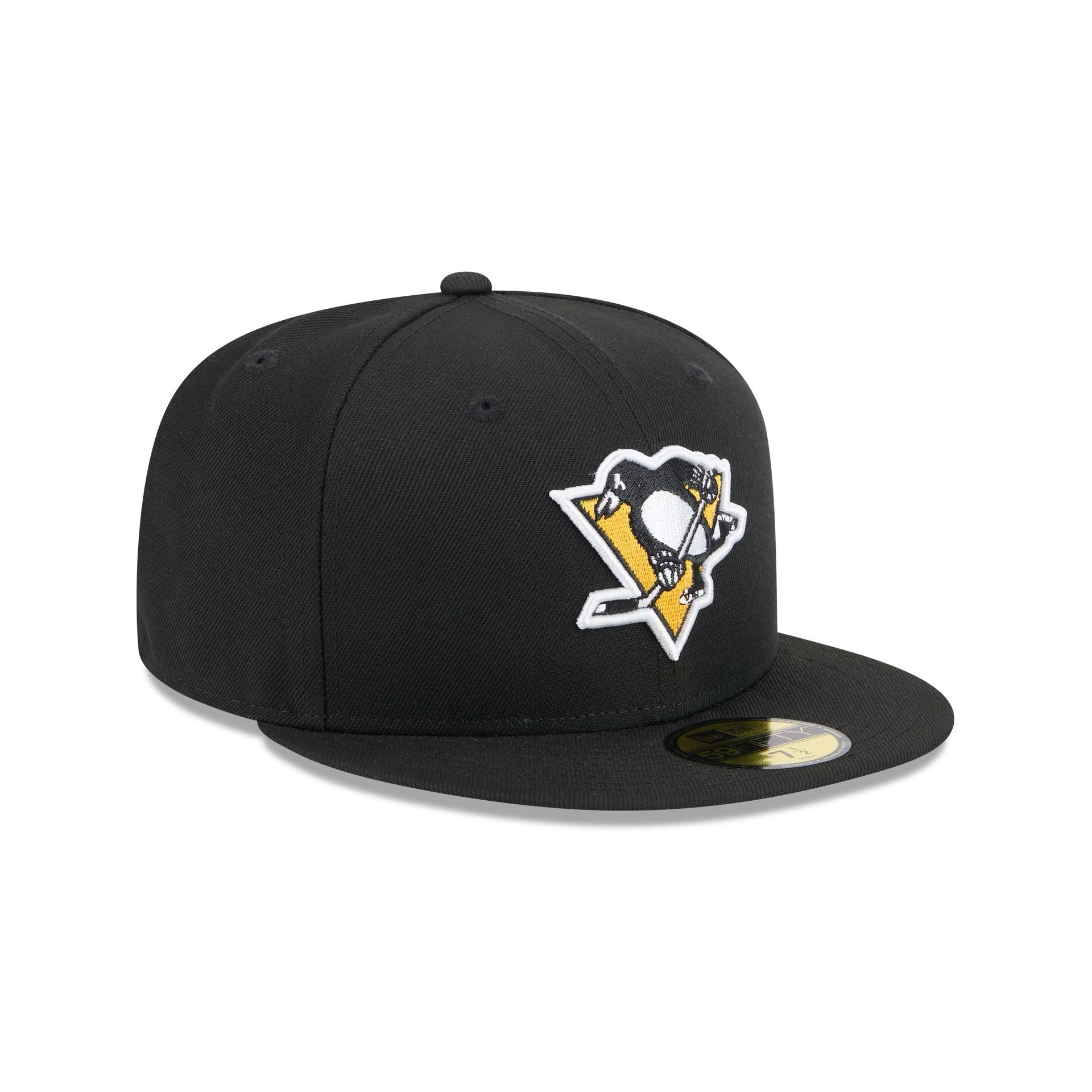 Pittsburgh Penguins Rear Wordmark 59FIFTY Fitted Hat