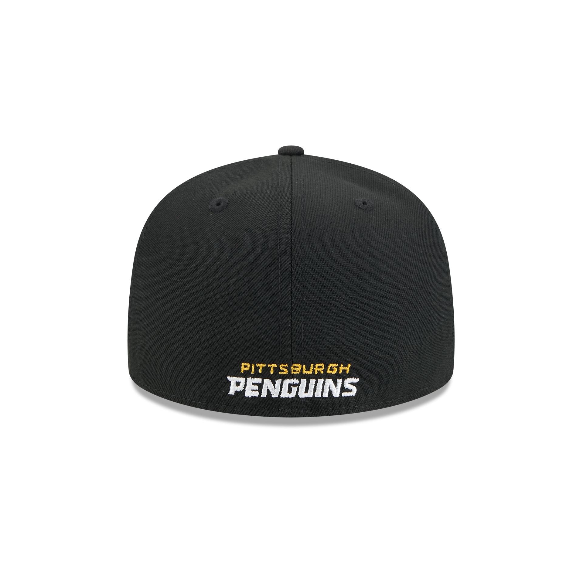 Pittsburgh Penguins Rear Wordmark 59FIFTY Fitted Hat
