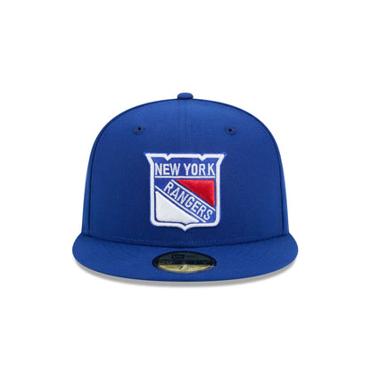 New York Rangers Rear Wordmark 59FIFTY Fitted Hat