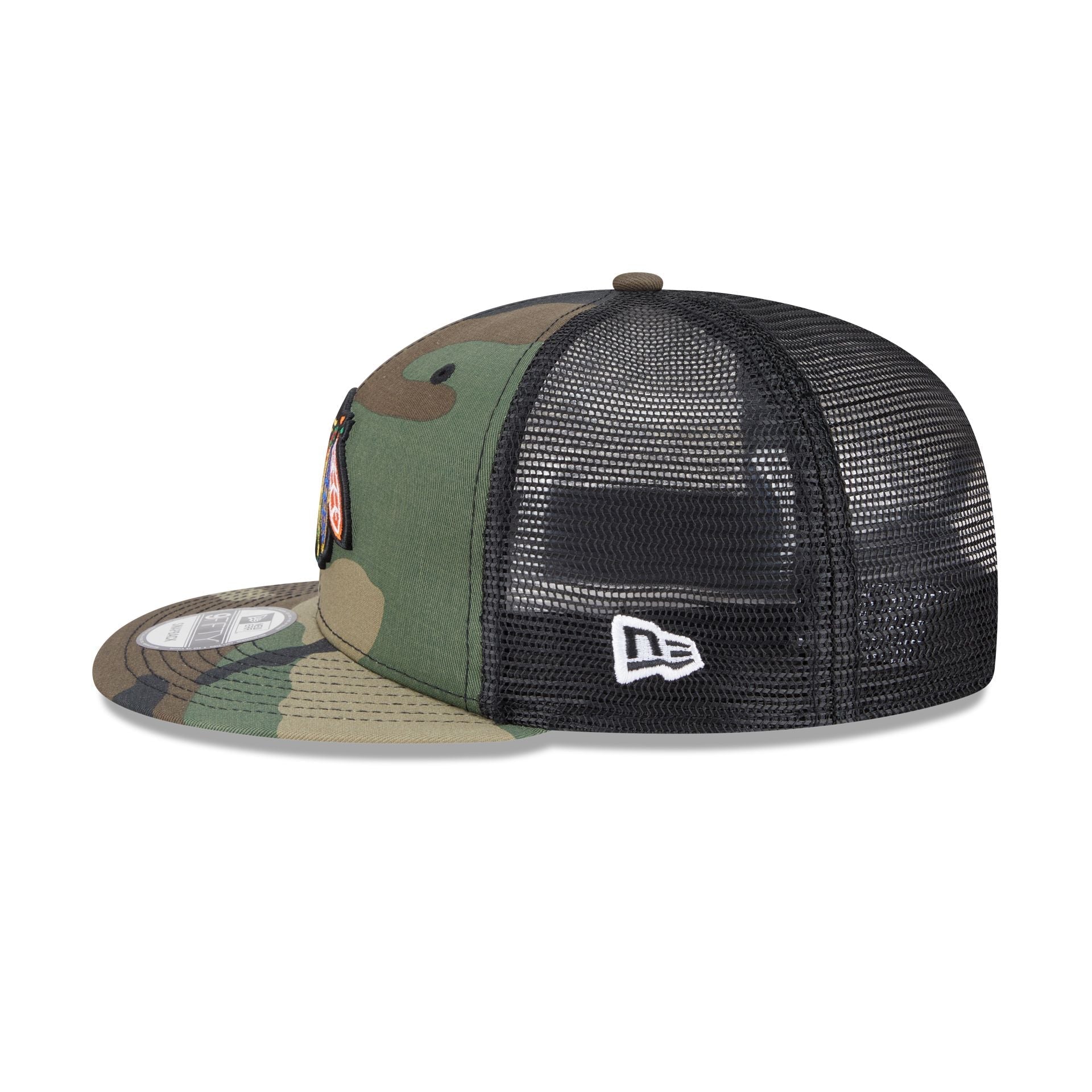 Chicago Blackhawks Camo 9FIFTY Trucker Hat