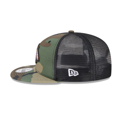 Chicago Blackhawks Camo 9FIFTY Trucker Hat