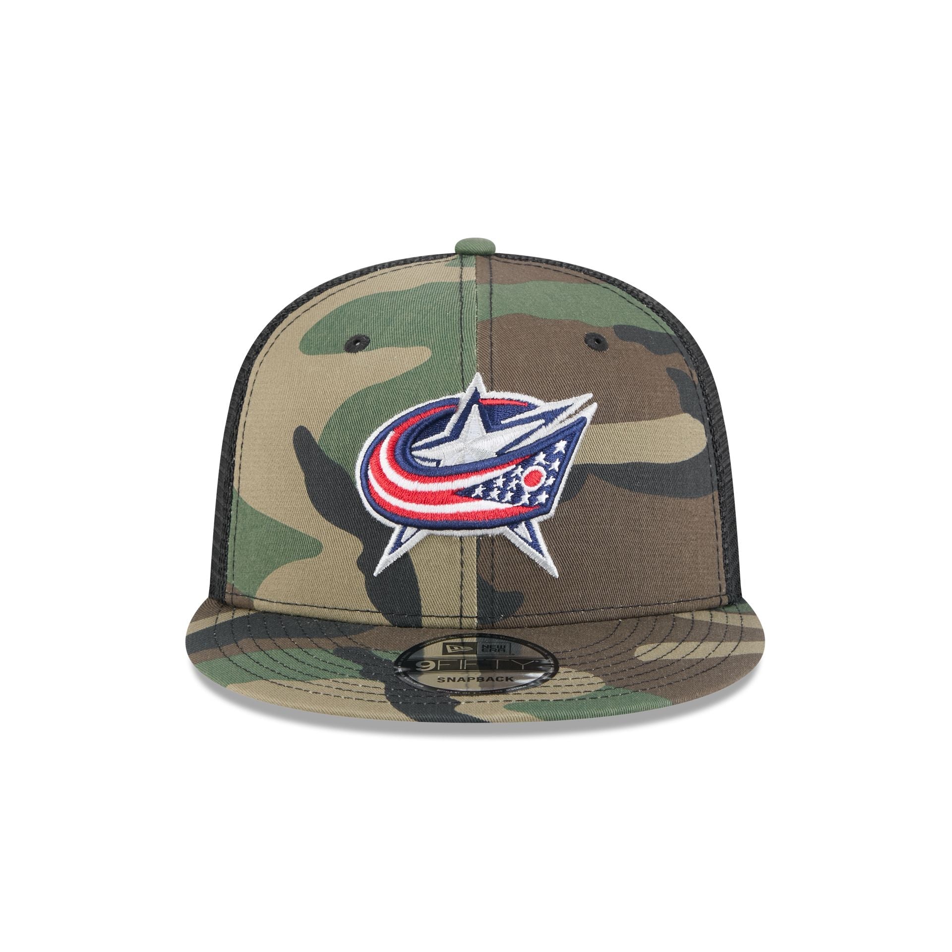 Columbus Blue Jackets Camo 9FIFTY Trucker Hat