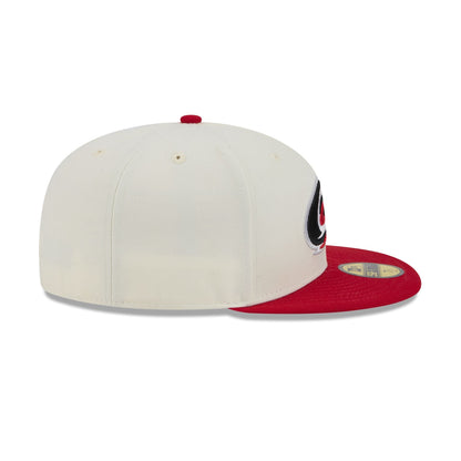 Carolina Hurricanes Chrome White 59FIFTY Fitted Hat