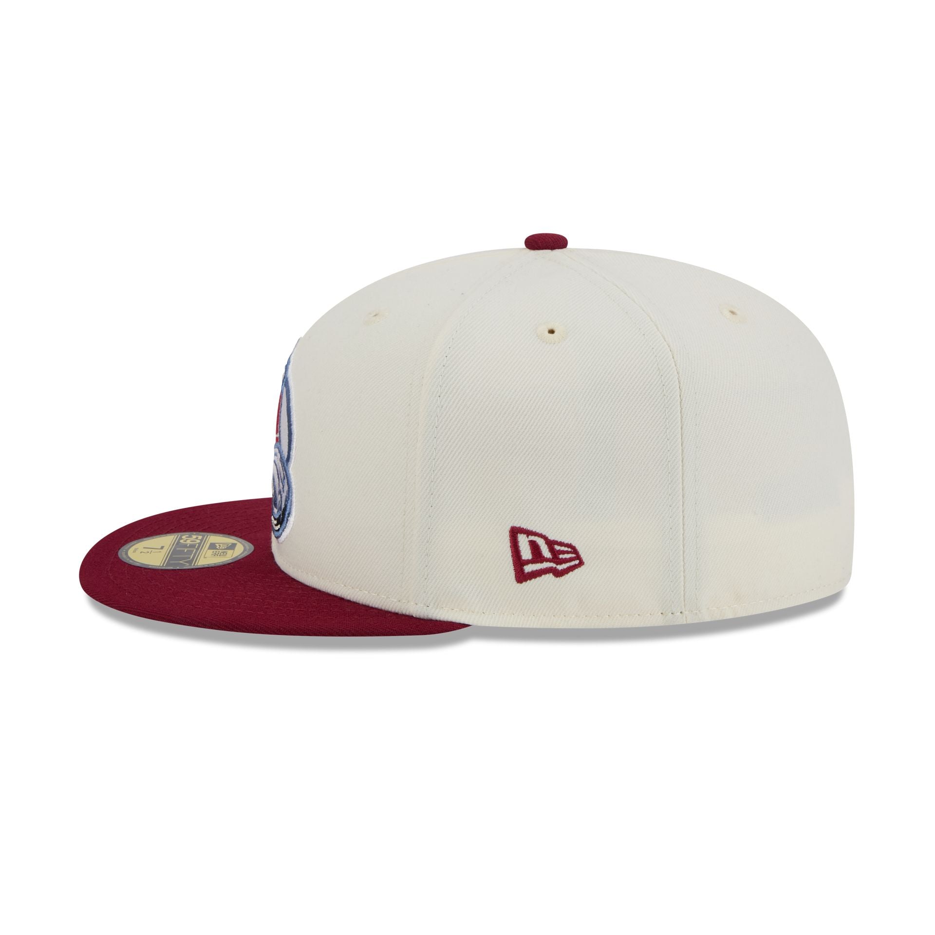 Colorado Avalanche Chrome White 59FIFTY Fitted Hat