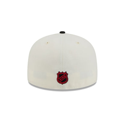 Chicago Blackhawks Chrome White 59FIFTY Fitted Hat