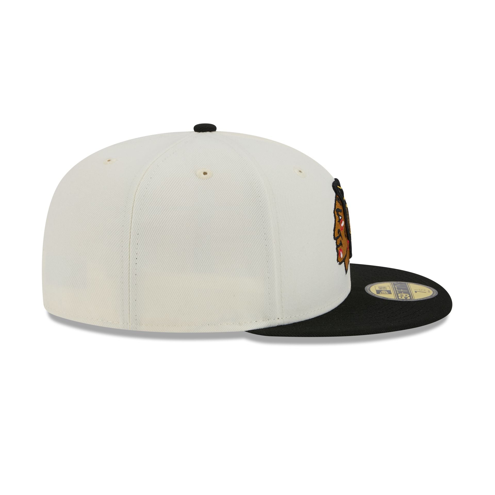 Chicago Blackhawks Chrome White 59FIFTY Fitted Hat