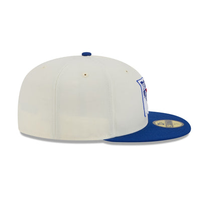 New York Rangers Chrome White 59FIFTY Fitted Hat