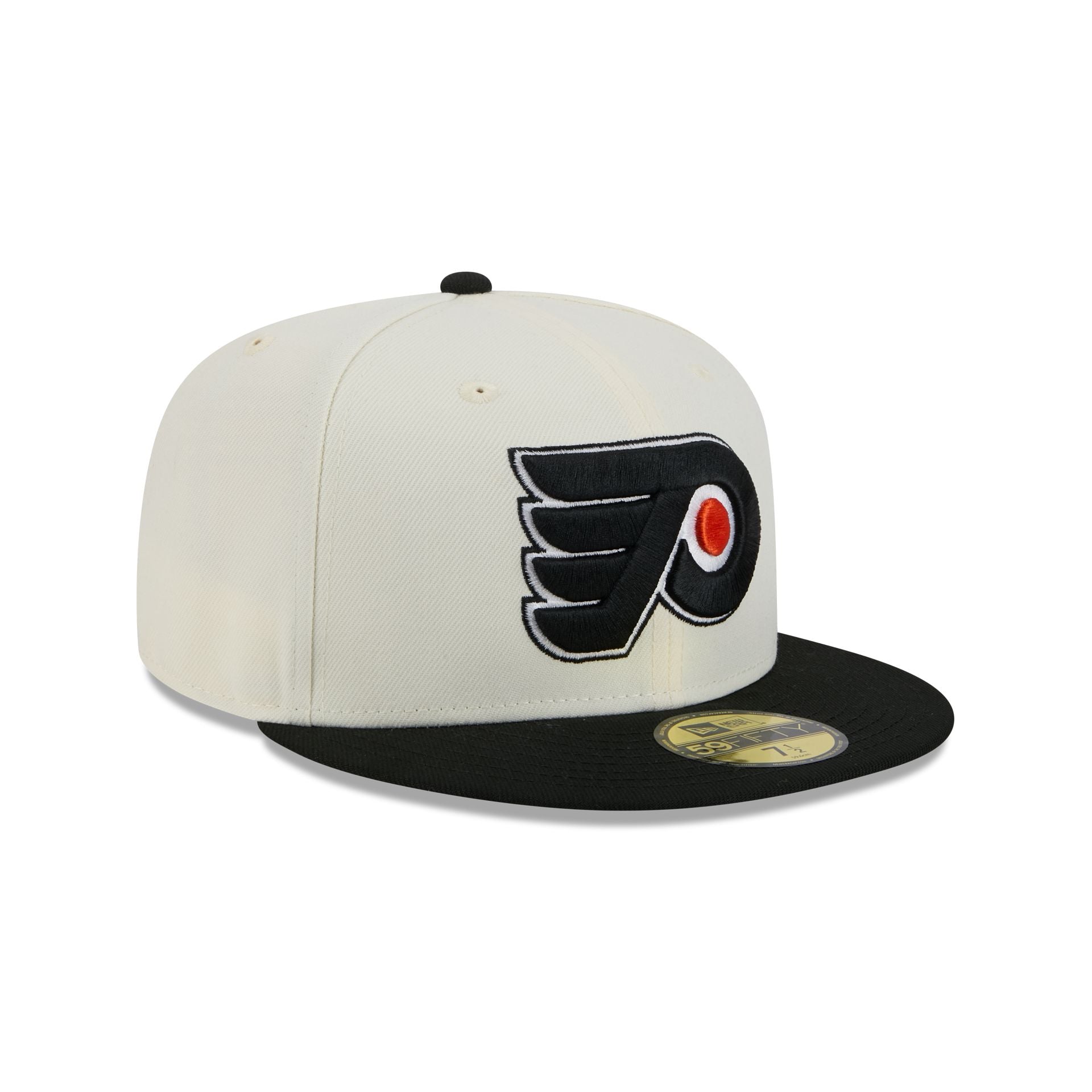 Philadelphia Flyers Chrome White 59FIFTY Fitted Hat