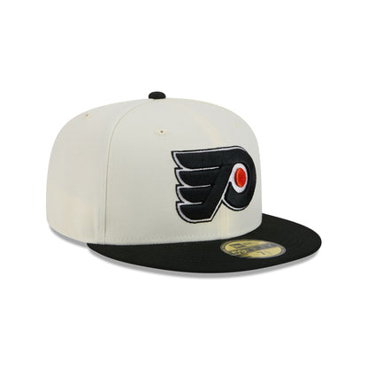 Philadelphia Flyers Chrome White 59FIFTY Fitted Hat