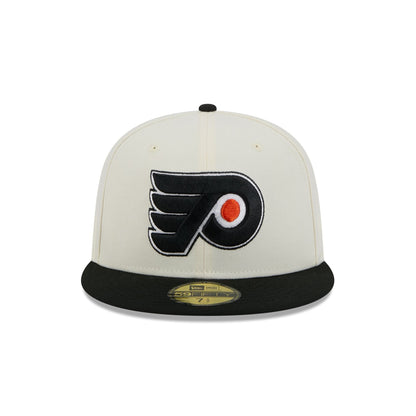 Philadelphia Flyers Chrome White 59FIFTY Fitted Hat