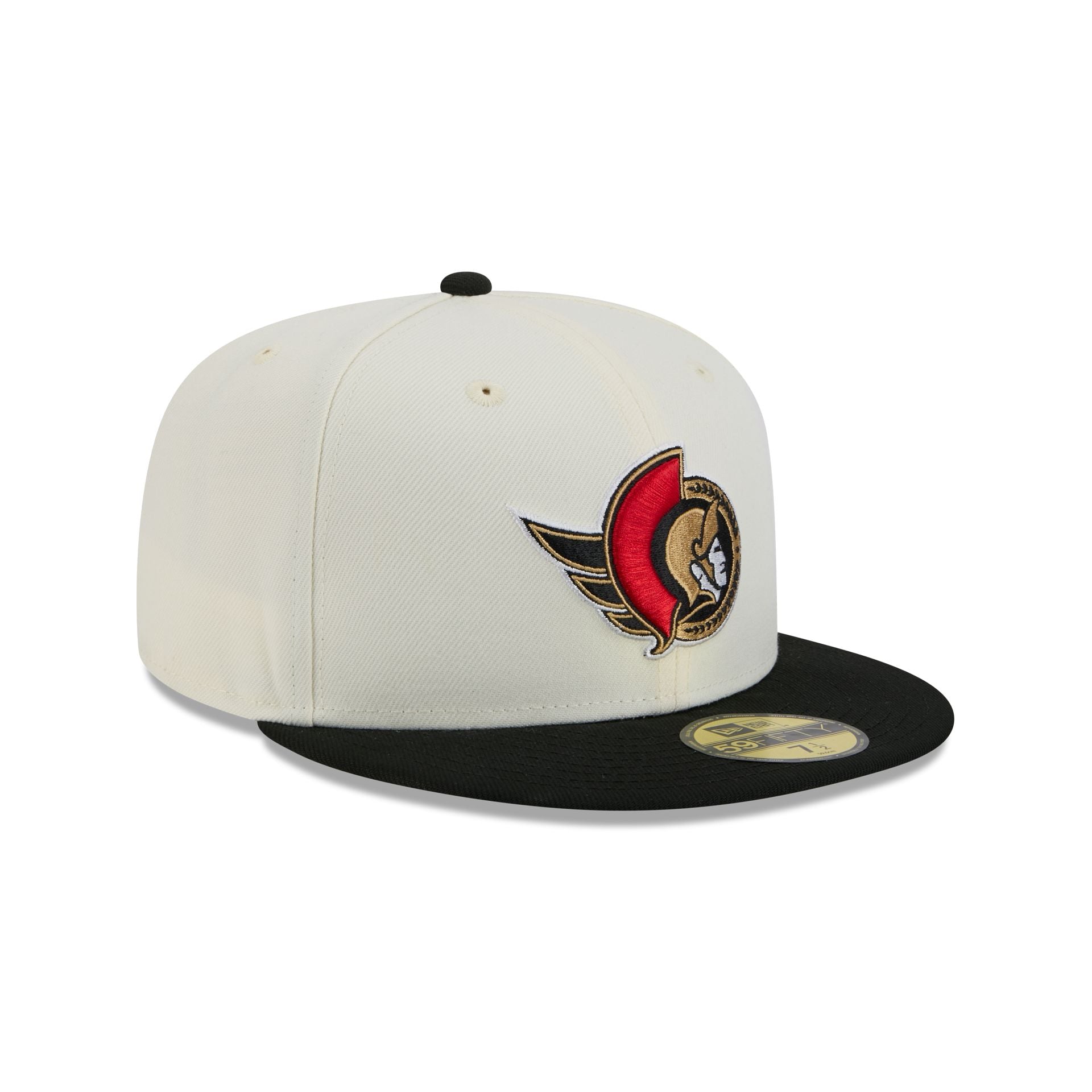 Ottawa Senators Chrome White 59FIFTY Fitted Hat