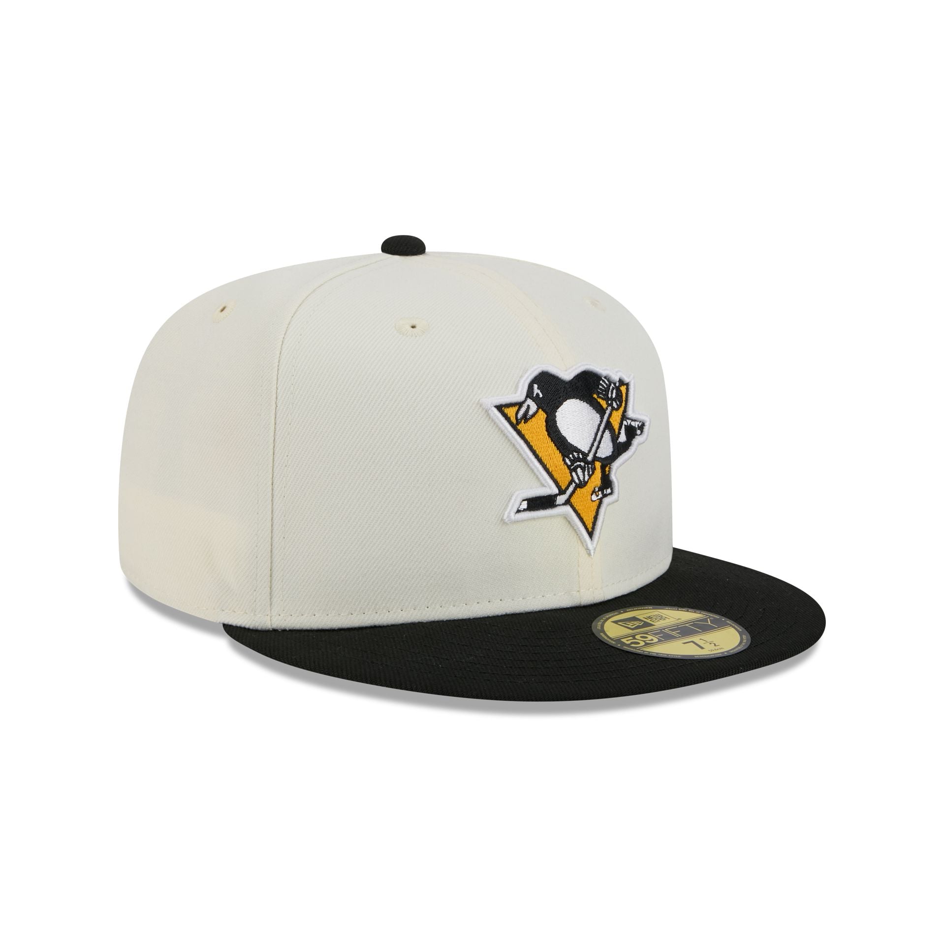 Pittsburgh Penguins Chrome White 59FIFTY Fitted Hat